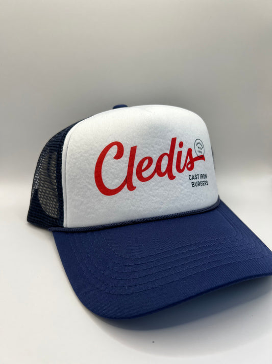 Blue & Red Cledis Trucker Hat