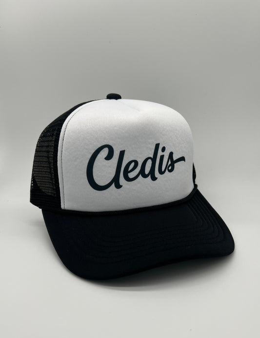 Black & White Cledis Trucker Hat